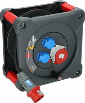 Professional CEE cable reel KD 3200 C1 IP44 30m H07RN-F 5G2.5