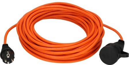 extension cable IP44 20m AT-N05V3V3-F 3G1.5 orange