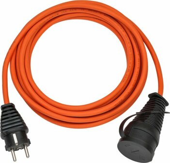 extension cable IP44 5m AT-N05V3V3-F 3G1.5 orange