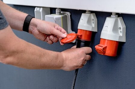 Portable EV charger type 2 CEE 11kW with 8m cable