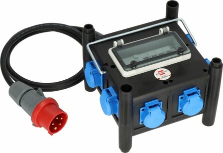 Compact Rubber Power Distributor&nbsp;BSV 3 FI 16-7 IP44&nbsp;2m H07RN-F5G2.5