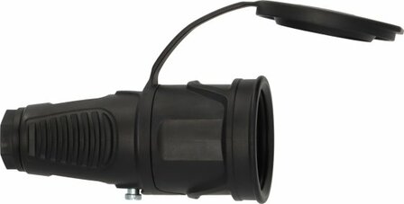 Rubber coupling with earthing contact 230V 16A IP54