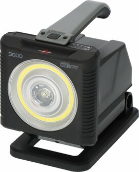 Professional Multi Battery LED Battery Portable Work Light HL 3000, 1140 + 2160lm, IP54