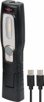 LED rechargeable hand lamp HL 201 A 250+70lm, bendable