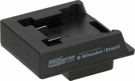 Adapter Milwaukee Dewalt for LED work light in the  Multi Battery 18V System
