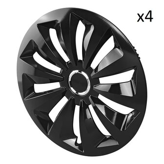 Wheel cover Fox black 15 inch&nbsp;x4 pcs