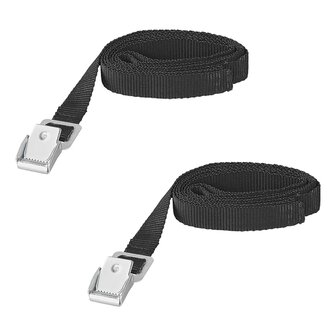 Binding straps with metal buckle 1.8-150 cm - set of 2