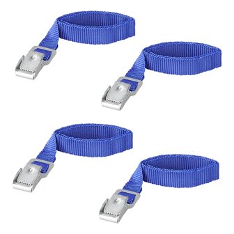 Bicycle straps with metal buckle for bicycle carrier 4 pieces