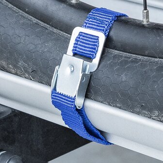 Bicycle straps with metal buckle for bicycle carrier 4 pieces