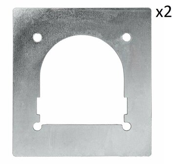 Backing plate for lashing anchor single 142x132mm x2 stuks