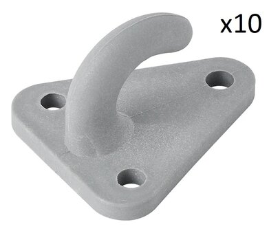 Rope hook plastic 45x39mm x10&nbsp;pieces