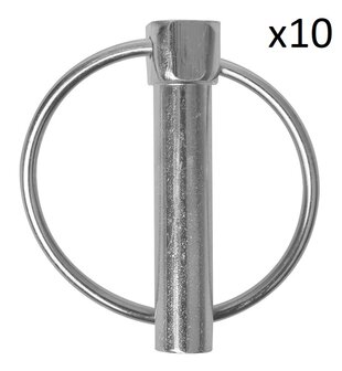 Locking pin 10mm with ring&nbsp;x10 pieces