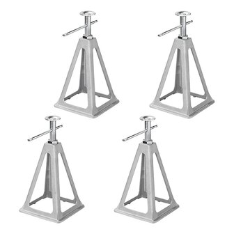 Support set of 4 aluminium