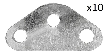 Triangle guy line tensioner x5 stuks