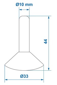 Rain cap for tent pole&nbsp;x10 stuks