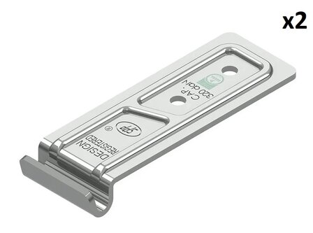 Counterpiece for tension lock x2 stuks