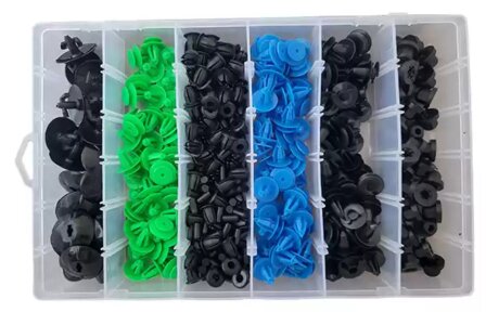 Opel Upholstery Clip Assortment &ndash; 300 Pieces