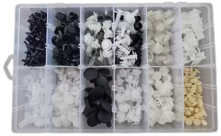 Peugeot &amp; Citroen Upholstery Clip Assortment &ndash; 345 Pieces