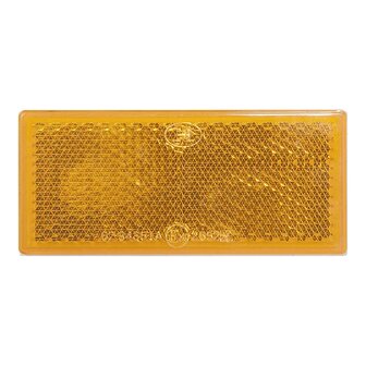 Orange reflector 82x36mm self-adhesive x5 pieces