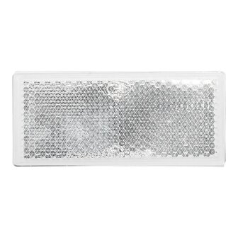 White reflector 82x36mm self-adhesive x5 pieces