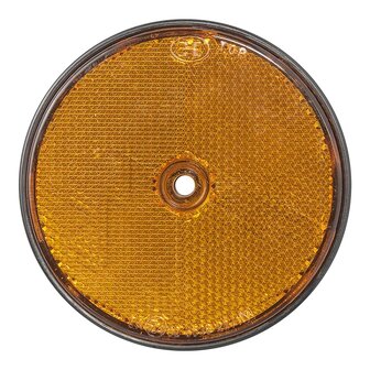 Reflector orange 80mm screw mounting x10 pieces