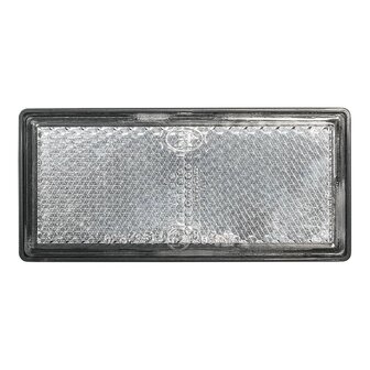 White reflector 85x39mm self-adhesive with base plate x10 pieces