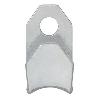Screw-on Hook Metal 37 x 25 x 3 mm x5 pieces