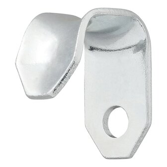 Screw-on Hook Metal 37 x 25 x 3 mm x5 pieces