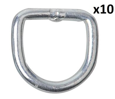 D-ring 10mm x10 pieces