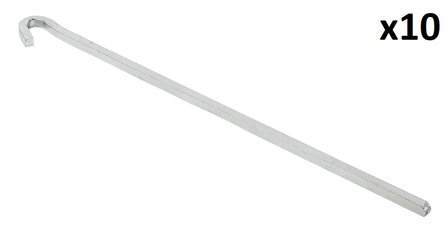 Rock pin 30cm metal square x10 pieces