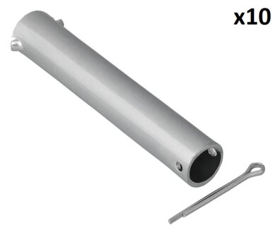 Axle for jockey wheel 48 mm x10 pieces