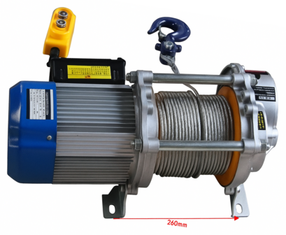 Construction crane 500kg 25m electric 230V 360&deg; rotation