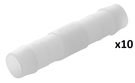 Straight hose barb 12 mm x10 pieces