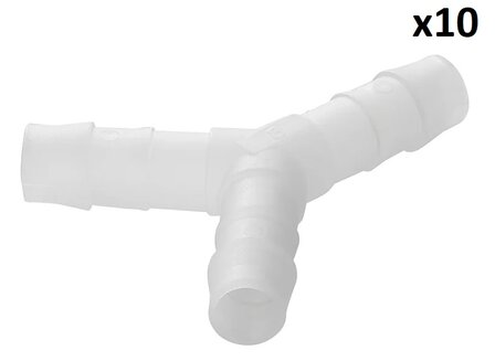 Hose Y-Connector 8mm x10 pieces