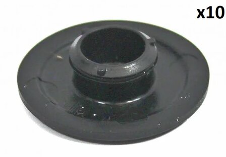 Black plastic filler cap x10 pieces