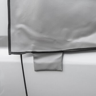 Grey window cover for Fiat Ducato X250 from 06-2006 to 2014
