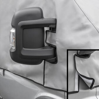 Grey window cover for Fiat Ducato X250 from 06-2006 to 2014