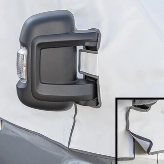 White window cover for Fiat Ducato X250 from 06-2006 to 2014