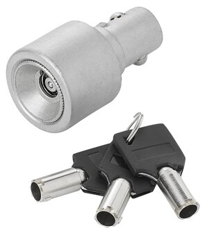 Lock with key for Nemesis wheel clamp