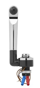 Ceramic Mixer Tap Deluxe diameter 27 mm chrome/black x5 stuks