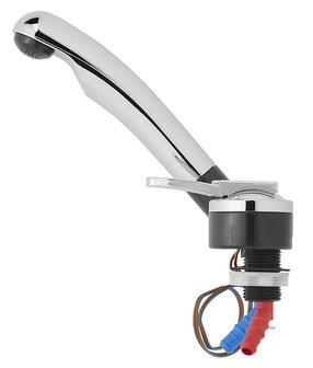 Ceramic Mixer Tap Deluxe diameter 27 mm chrome/black x5 stuks