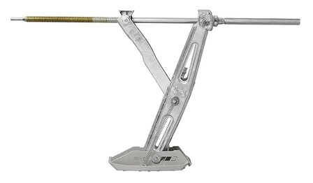 Caravan Corner Steady 1000 kg 605 x 280 mm H: 470 mm incl. stabilizing foot and extended winding mechanism