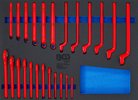 VDE Ring Spanner and VDE Single Open End Spanner Set 24 pcs