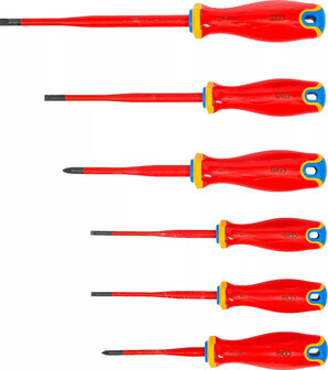 VDE Screwdriver Set extra slim Tip 6 pcs