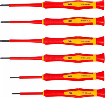 VDE Precision Screwdriver Set 6 pcs