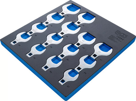Crowfoot Spanner Set 12.5 mm (1/2) Drive 14 pcs