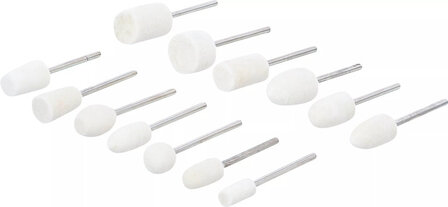Polishing Heads Assortment 13 pcs