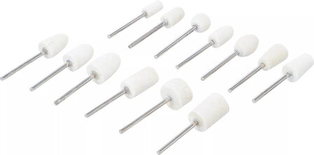 Polishing Heads Assortment 13 pcs
