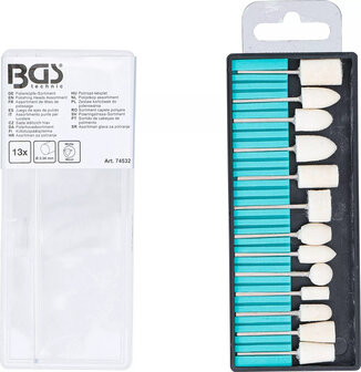 Polishing Heads Assortment 13 pcs