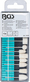 Polishing Heads Assortment 13 pcs